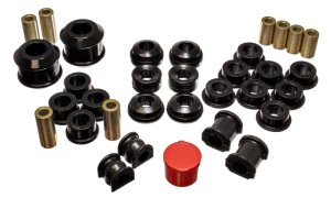 Acura RSX Suspension Bushing Kit - Front + Rear - Energy Suspension - Hyper-Flex Sets - Black - `02-`04 Acura RSX Suspension Bushing Kit - Front + Rear - Energy Suspension - Hyper-Flex Sets - Black - `02-`04